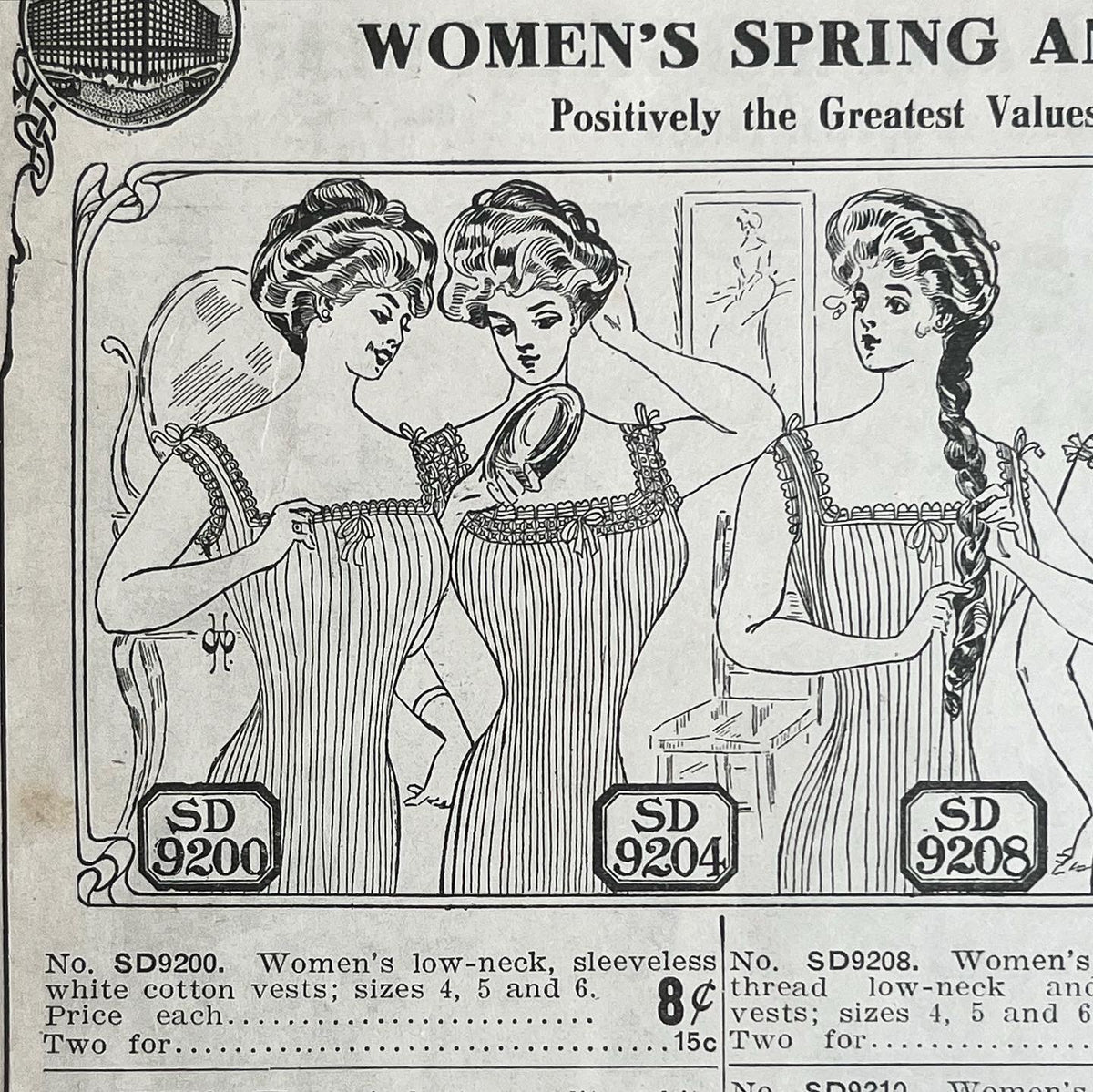 1908 Spring & Summer Catalog Boston Store Chicago Witchy Vintage