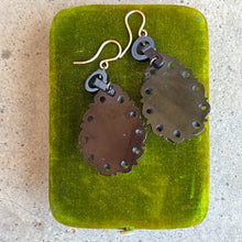 Load image into Gallery viewer, RESERVED | 19th c. Carved Jet Earrings