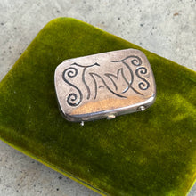 Load image into Gallery viewer, c. 1910s Sterling Silver Stamp Case