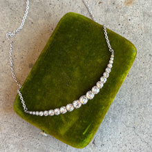Load image into Gallery viewer, c. 1900s Silver Crescent Moon Conversion Necklace