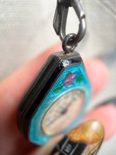 Load image into Gallery viewer, c. 1920s Art Deco Sterling Silver Enamel Watch