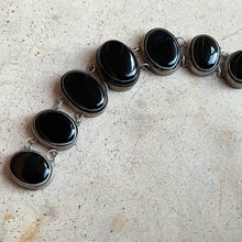 Load image into Gallery viewer, Late 19th c. Bullseye Agate Silver Bracelet