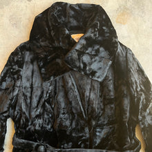 Load image into Gallery viewer, c. Late 1910s-Early 1920s Faux Fur Plush Coat