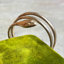 Load image into Gallery viewer, c. 1940s Forstner 12k Gold Filled Snake Bracelet