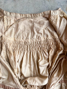 c. 1904 Peach Silk Blouse | Study + Display