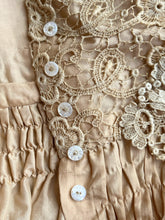 Load image into Gallery viewer, c. 1904 Peach Silk Blouse | Study + Display