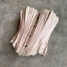 Load image into Gallery viewer, c. 1902 Pink Sateen Corset