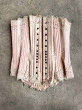 Load image into Gallery viewer, c. 1902 Pink Sateen Corset