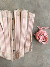 Load image into Gallery viewer, c. 1902 Pink Sateen Corset