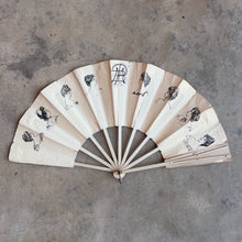 Load image into Gallery viewer, c. 1890s-1900s "Gibson Girl" Fan | Original Artwork