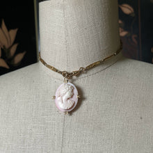 Load image into Gallery viewer, c. 1920s 10k Gold Angel Skin Coral Pendant + Brooch