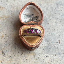 Load image into Gallery viewer, 1907 9k Gold Rhodolite Garnet Ring
