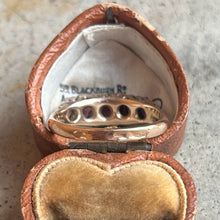 Load image into Gallery viewer, 1907 9k Gold Rhodolite Garnet Ring