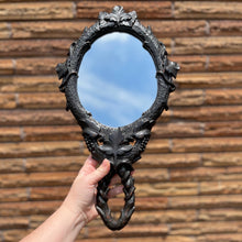 Load image into Gallery viewer, c. Early 20th Century Whimsical Hand Mirror