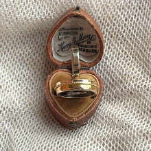 Load image into Gallery viewer, Late 19th c. 14k Gold Micromosaic Dog Conversion Ring