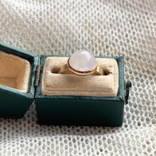 Load image into Gallery viewer, Turn of the Century 10k + 14k Gold Quartz Cabochon Conversion Ring