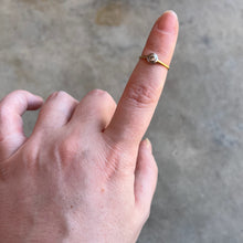 Load image into Gallery viewer, Early 20th c. 14k White + Yellow Gold Diamond Ring