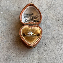 Load image into Gallery viewer, Early 20th c. 14k White + Yellow Gold Diamond Ring