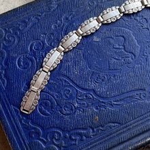 Load image into Gallery viewer, 1945 Forget Me Not Sterling Silver Friendship Bracelet