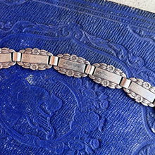 Load image into Gallery viewer, 1945 Forget Me Not Sterling Silver Friendship Bracelet