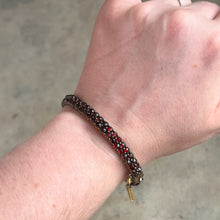 Load image into Gallery viewer, Late 19th c. Bohemian Garnet Bracelet