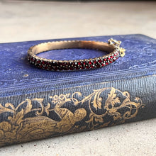 Load image into Gallery viewer, Late 19th c. Bohemian Garnet Bracelet
