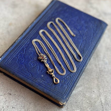 Load image into Gallery viewer, 14k Gold Georgian Figural Fist Long Guard Chain