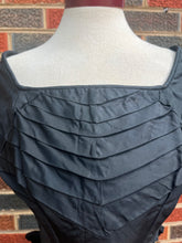Load image into Gallery viewer, c. 1860s Black Silk Bodice
