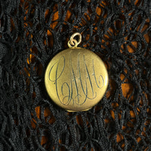 Load image into Gallery viewer, c. Early 20th Century Crescent Moon Locket