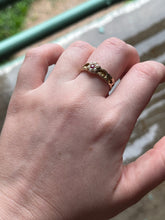 Load image into Gallery viewer, 1862 15k Gold Ruby Pearl Ring | Space for Hairwork