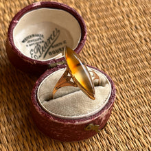 Load image into Gallery viewer, c. 1890s-1900s 14k Gold Banded Agate Ring