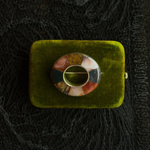 Load image into Gallery viewer, Mid-19th c. Sterling Silver Scottish Agate Brooch + Pendant
