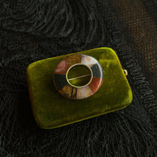 Load image into Gallery viewer, Mid-19th c. Sterling Silver Scottish Agate Brooch + Pendant