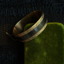 Load image into Gallery viewer, c. 1880s 14k Gold Hinged Cuff Bracelet