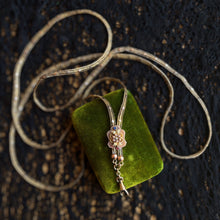 Load image into Gallery viewer, c. 1870s-1880s 14k Gold Unusual Long Guard Chain Necklace