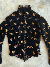 Load image into Gallery viewer, c. 1880s Velvet Embroidered Bodice