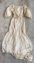 Load image into Gallery viewer, c. 1900s Cream Silk Dress