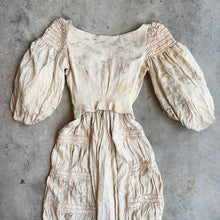 Load image into Gallery viewer, c. 1900s Cream Silk Dress