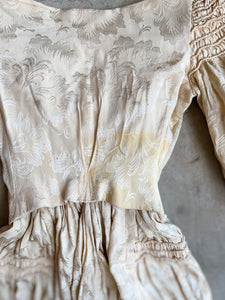 c. 1900s Cream Silk Dress
