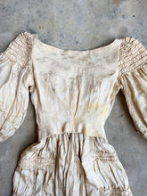 Load image into Gallery viewer, c. 1900s Cream Silk Dress