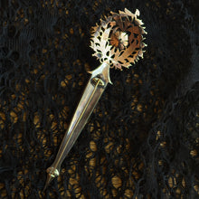 Load image into Gallery viewer, Late 19th-Early 20th c. Sterling Silver + Rose Gold Kondakoora Conversion Brooch
