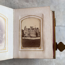 Load image into Gallery viewer, c. 1860s Leatherbound Photo Album w/ 49 Photographs