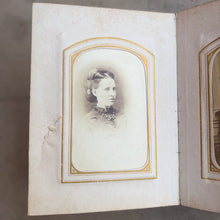 Load image into Gallery viewer, c. 1860s Leatherbound Photo Album w/ 49 Photographs