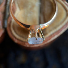 Load image into Gallery viewer, c. 1910s-1920s 9k Gold Moonstone Moon Face Ring