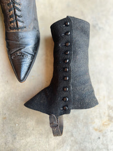 c. 1890s Men's Boots + Spats