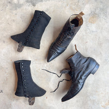 Load image into Gallery viewer, c. 1890s Men's Boots + Spats