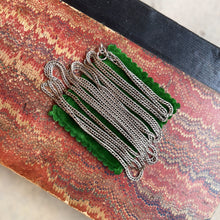 Load image into Gallery viewer, RESERVED | c. 1890s-1900s Sterling Silver Long Guard Chain