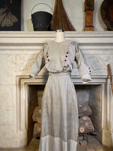 Load image into Gallery viewer, c. 1912 Silk Striped Dress