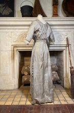 Load image into Gallery viewer, c. 1912 Silk Striped Dress