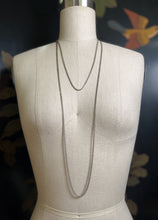 Load image into Gallery viewer, RESERVED | c. 1890s-1900s Sterling Silver Long Guard Chain